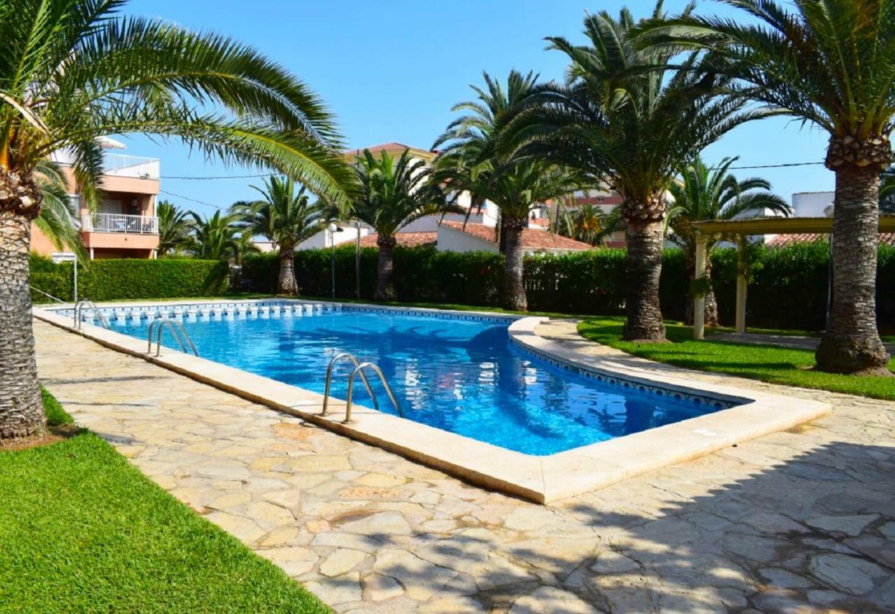Apartamento Bajo Terraza Acceso Piscina Y 1ª Linea Playa Las Marinas デニア エクステリア 写真